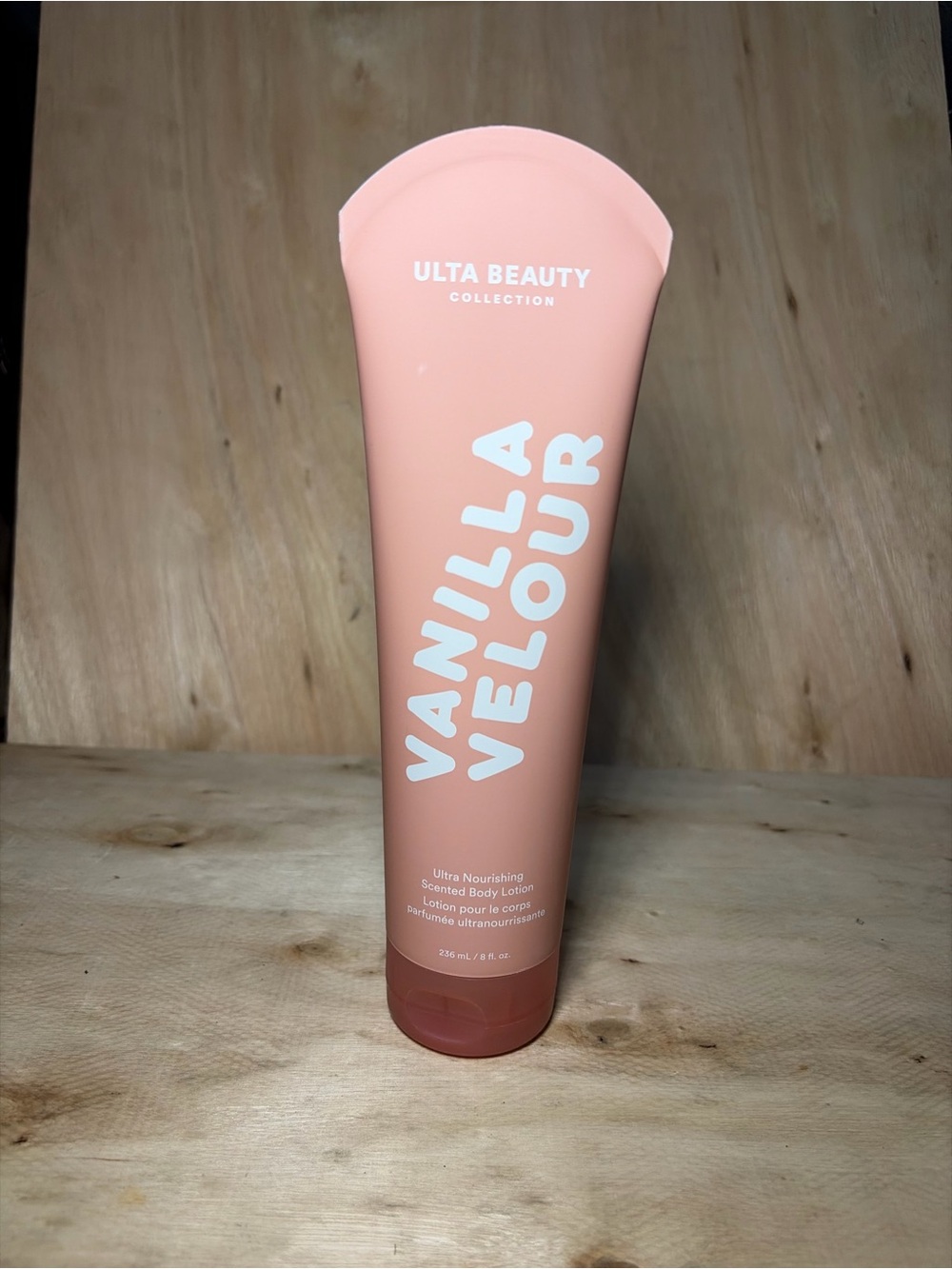 Ulta Beauty Vanilla Velour Body Lotion - Peach Pink Tube